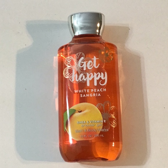 Bath and body works get happy white peach sangria shower gel - Picture 1 of 3